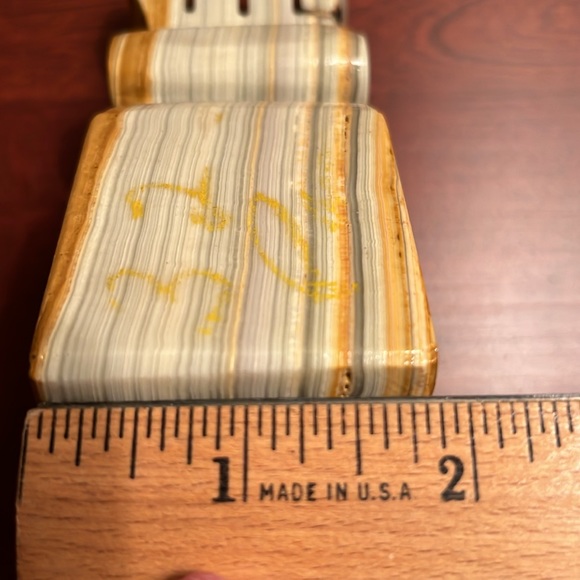 Marble Bookends Aztec Mayan - Picture 8 of 10